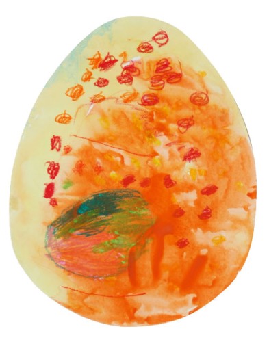 Beautiful of color egg