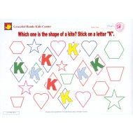Put letter K to the shape of kites