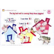 Arrange the piggies into houses to avoid the bad wolf